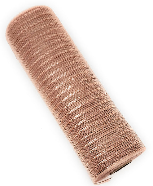 10 Metallic Deco Mesh Ribbon Rolls – Tesadorz